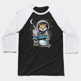 Astronaut Drummer Dogelon Mars ELON Coin To The Moon Crypto Token Cryptocurrency Blockchain Wallet Birthday Gift For Men Women Kids Baseball T-Shirt
